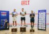 Hlohovčan Lukáš Tužinčin s medailou z Majstrovstiev Slovenska v squashi