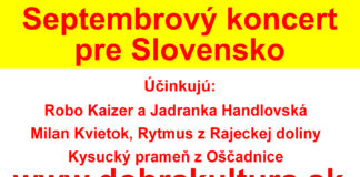 Septembrový koncert pre Slovensko